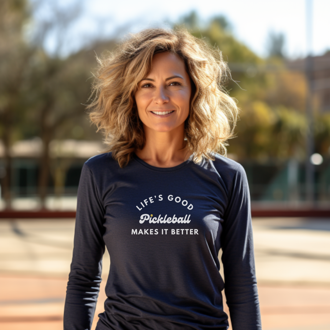 Pickleball Makes It Better Unisex Long Sleeve Tee