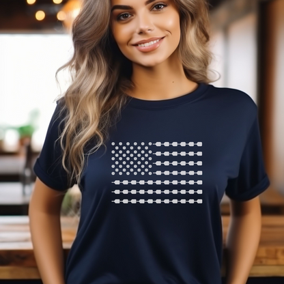 Pickleball Flag v2 Unisex Tee