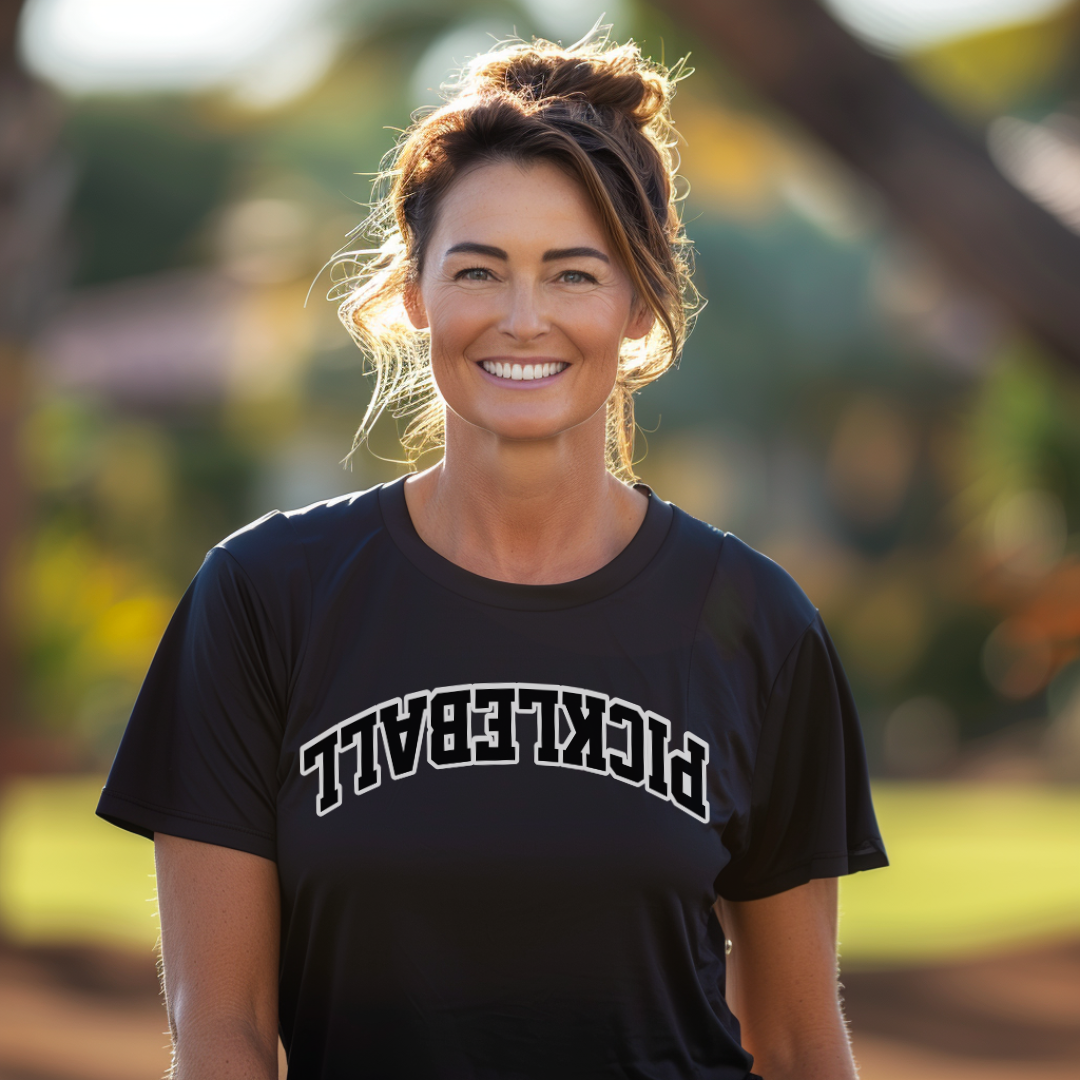 Upside Down Pickleball Unisex Tee