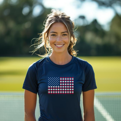 Pickleball Flag Women's Performance Tee