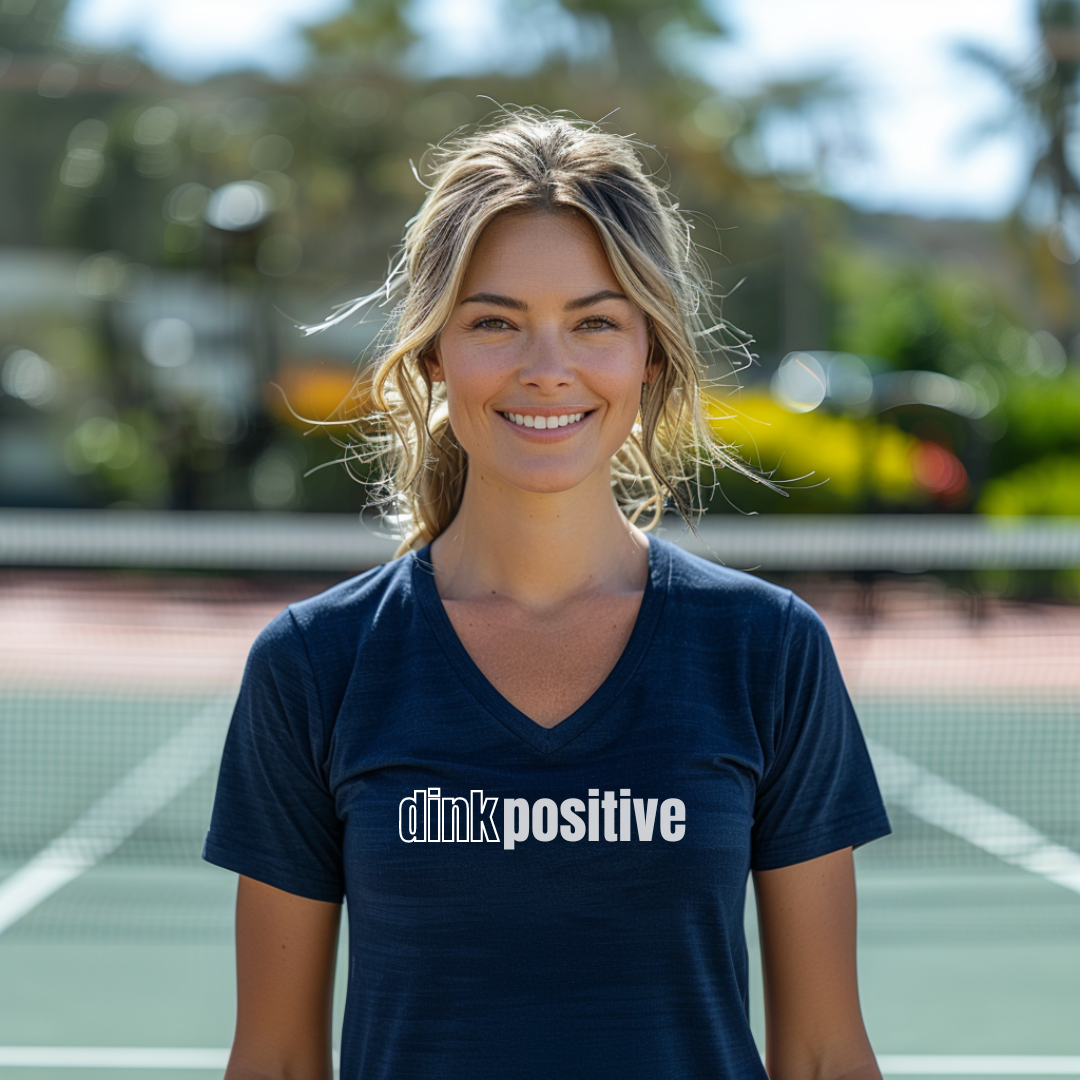 Dink Positive Unisex V-neck Tee