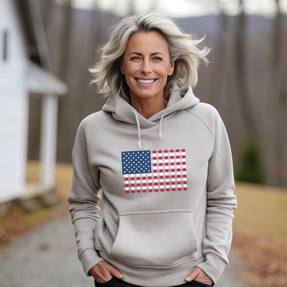 Pickleball Flag Unisex Hoodie