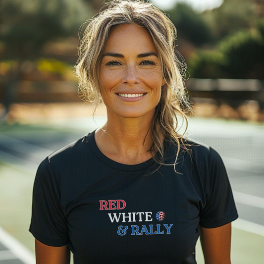 Red White & Rally Women's Performance Tee