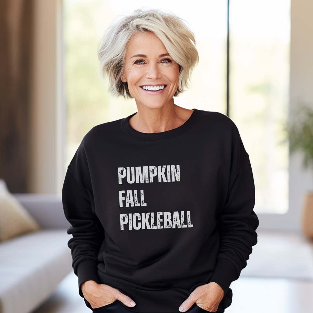 Pumpkin Fall Pickleball Unisex Sweatshirt