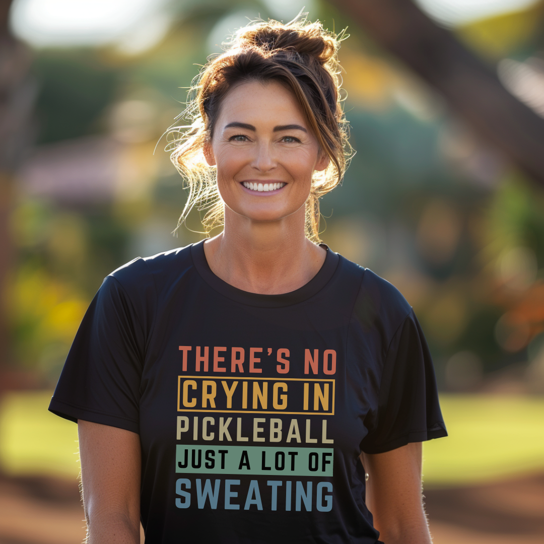 There's No Crying In Pickleball Unisex Tee