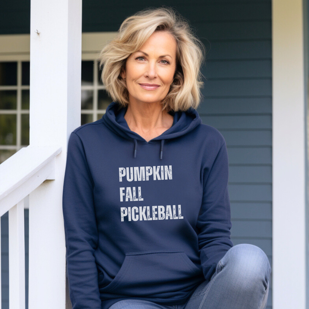 Pumpkin Fall Pickleball Unisex Hoodie