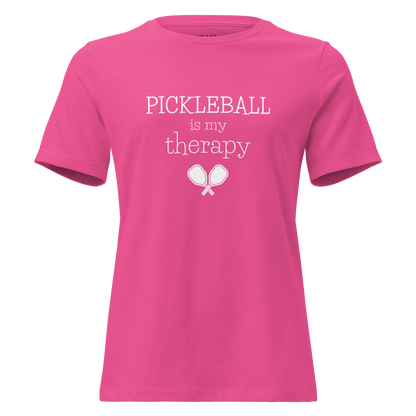 Pickleball Is My Therapy Women's Short Sleeve Tee