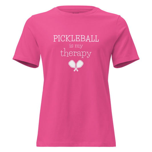 Pickleball Is My Therapy Women's Short Sleeve Tee
