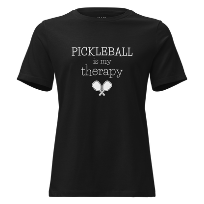Pickleball Is My Therapy Women's Short Sleeve Tee