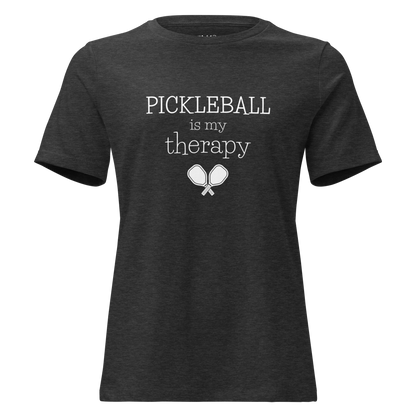 Pickleball Is My Therapy Women's Short Sleeve Tee