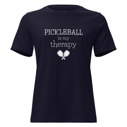Pickleball Is My Therapy Women's Short Sleeve Tee